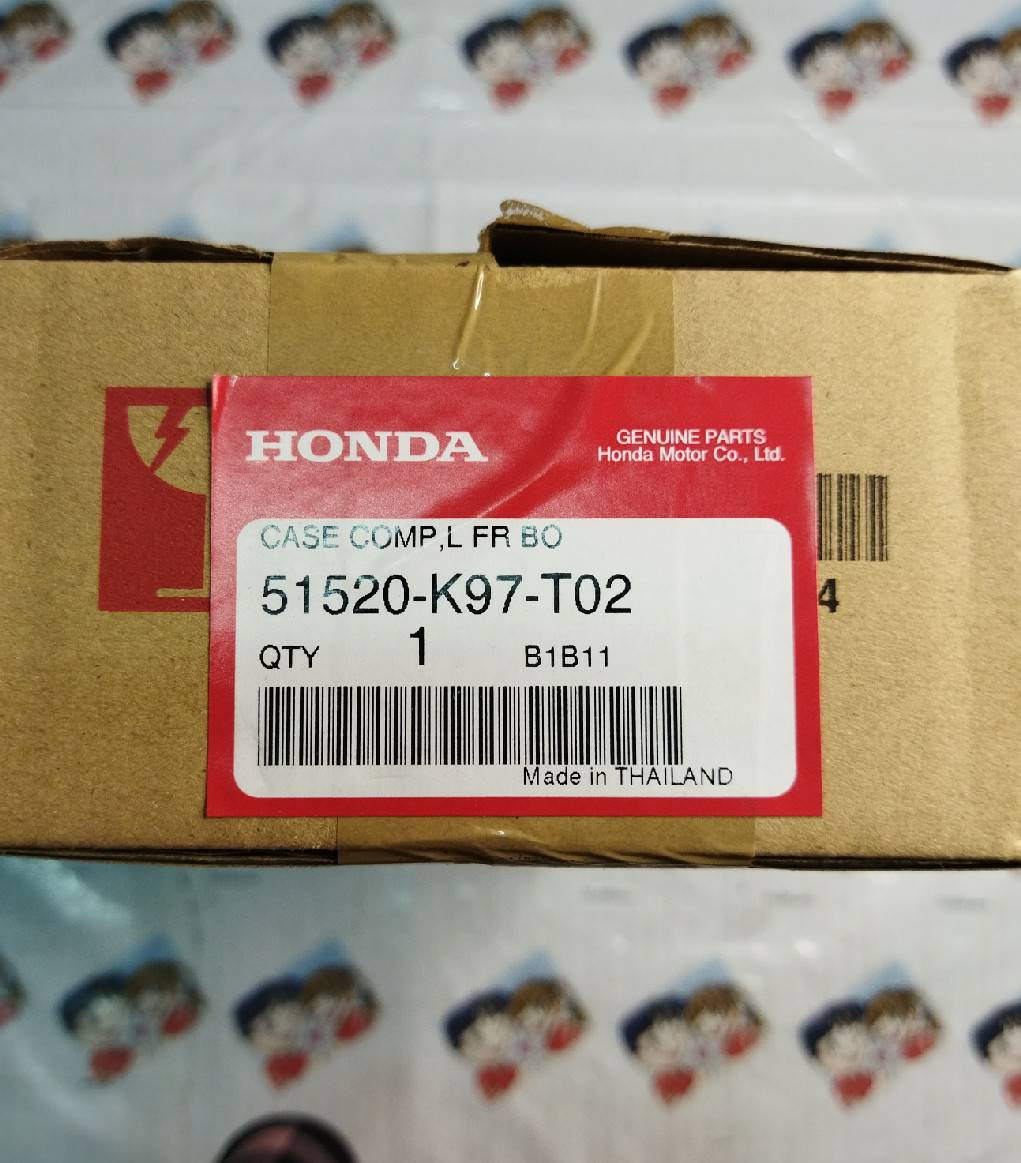 51520-K97-T02 ชุดกระบอกส่วนล่างโช้คหน้าซ้าย PCX150 2018-2019 , PCX160 2021-2022 อะไหล่แท้ HONDA