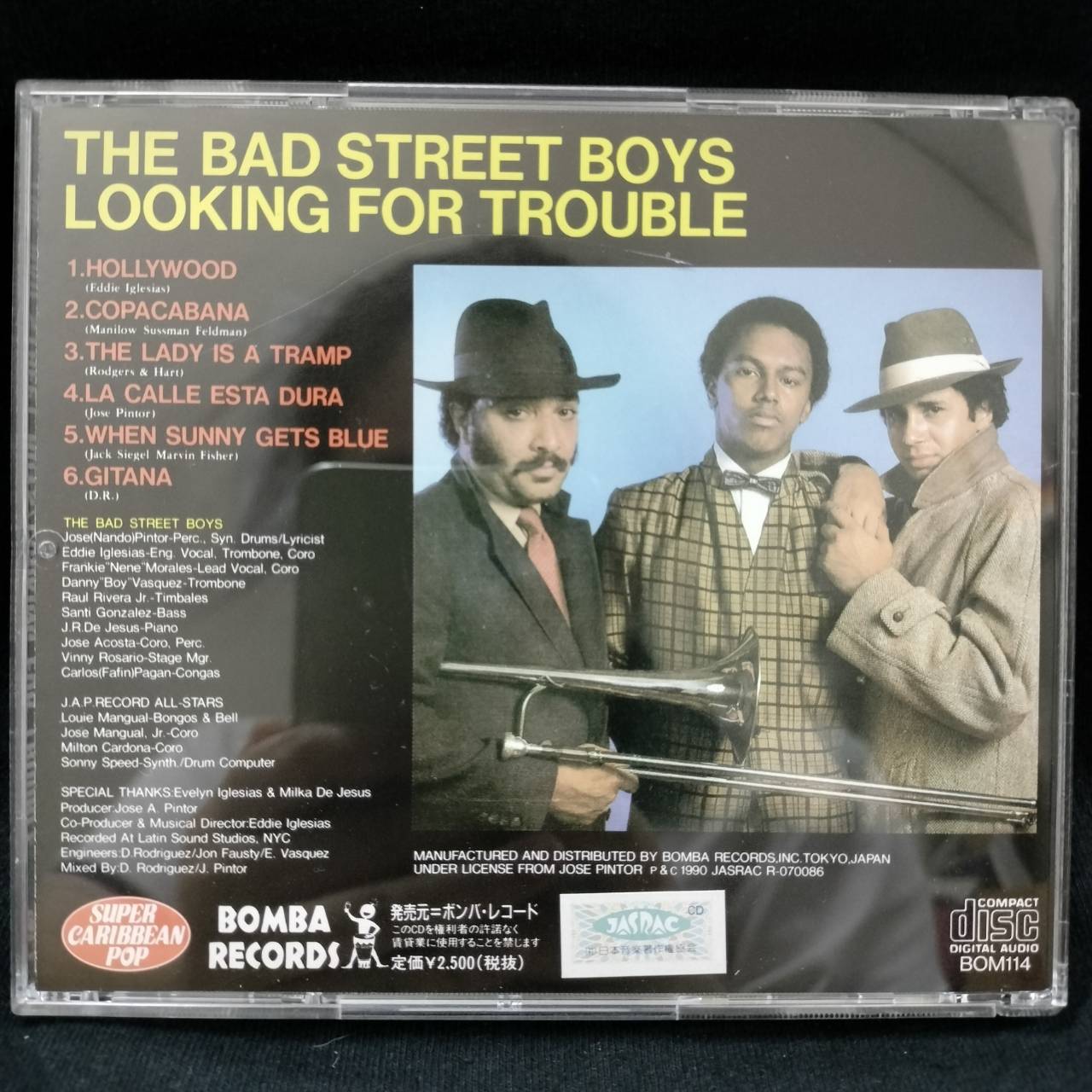 Jose Pintor Presents The Bad Street Boys – Looking For Trouble = Buscando Problemas / JAPAN / แผ่นดี / มี Obi
