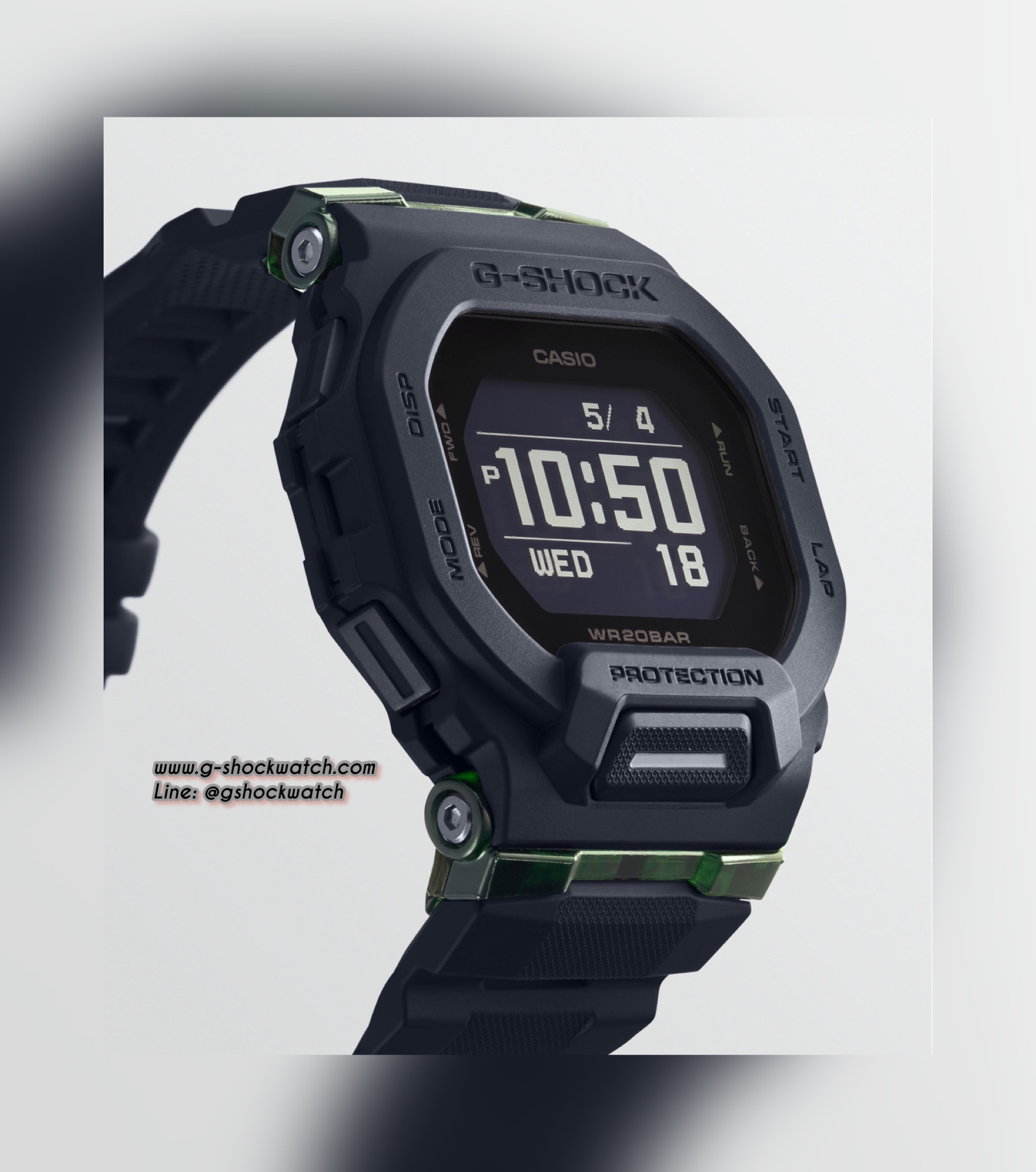 CASIO G-SHOCK นาฬิกาข้อมือ นาฬิกากันน้ำ นาฬิกาของแท้ ประกันศูนย์ CMG 1 ปี รุ่น GBD-200UU-1