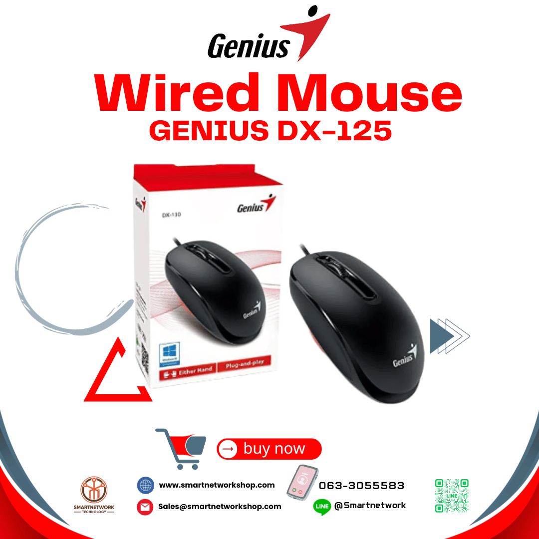 Genius USB Mouse DX-125 - Black