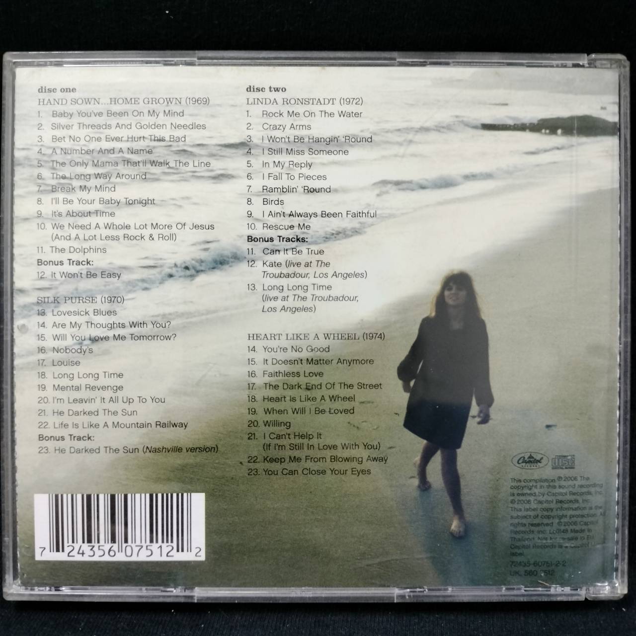 Linda Ronstadt – The Best Of Linda Ronstadt - The Capitol Years / THAILAND / ปกมีจุดเหลือง / 2CD / แผ่นดี
