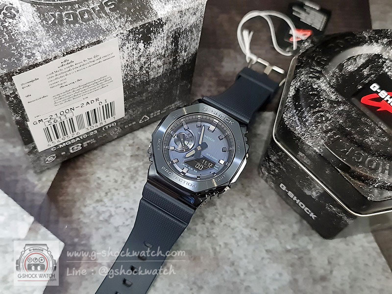 CASIO G-SHOCK นาฬิกาข้อมือ นาฬิกากันน้ำ นาฬิกาของแท้ ประกันศูนย์ CMG 1 ปี รุ่น GM-2100N-2A