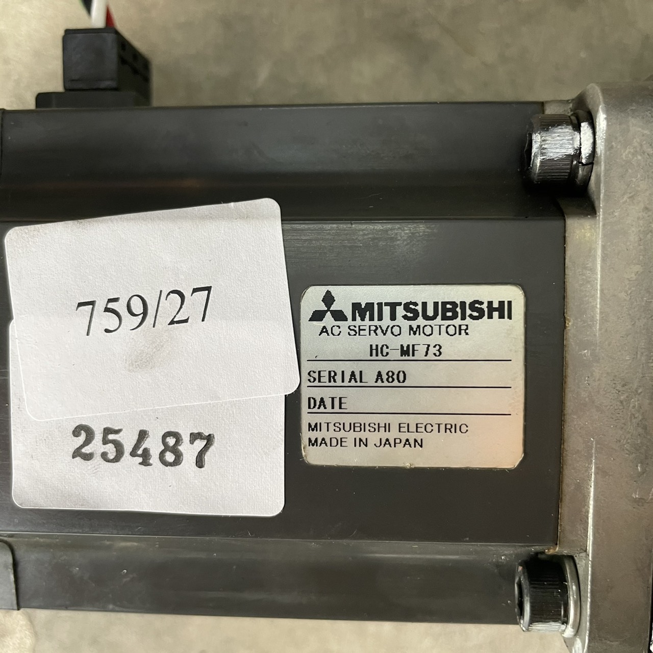 HC-MF73 MITSUBISHI SERVO MOTOR