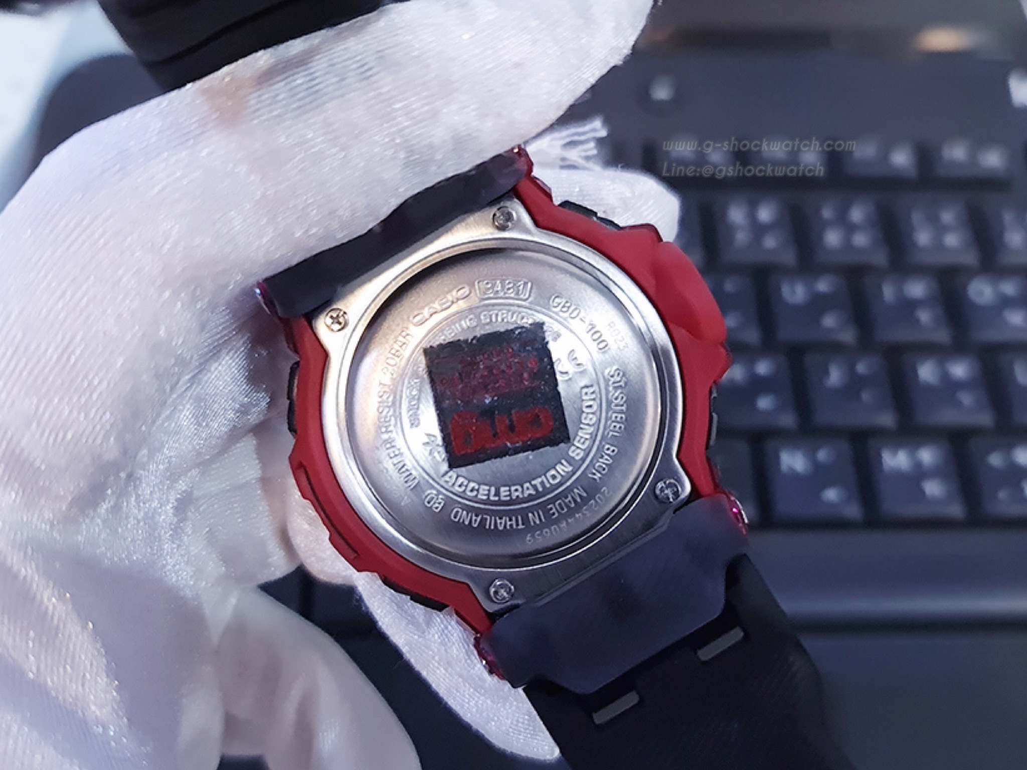 CASIO G-SHOCK นาฬิกาข้อมือ นาฬิกากันน้ำ นาฬิกาของแท้ ประกันศูนย์ CMG 1 ปี รุ่น GBD-100SM-4A1