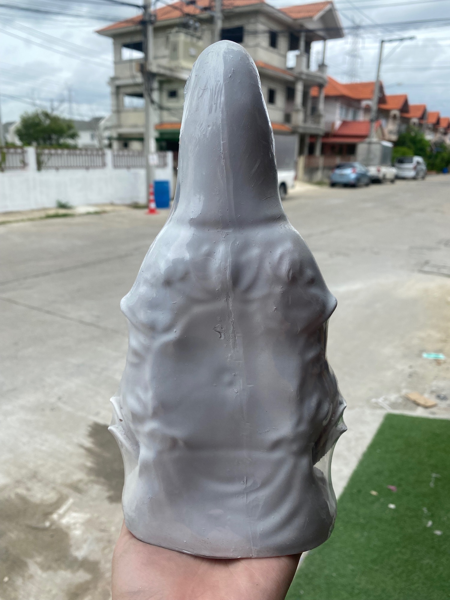 เจ้าเเม่กวนอิม พระโพธิสัตว์กวนอิม สูง10นิ้วครึ่ง องค์ขาวนั่งประทับดอกบัว