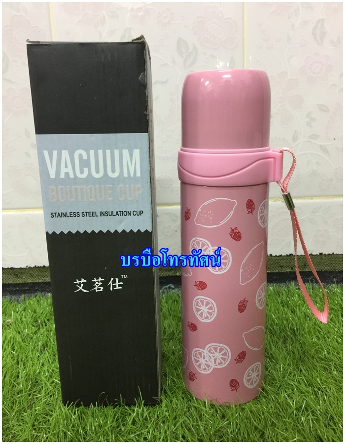 กระติกน้ำเก็บอุณหภูมิสแตนเลส #กระบอกเก็บน้ำร้อน-เย็น ขวดน้ำพกพา