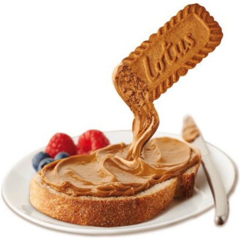 Lotus Biscoff Spread Crunchy 380 g. โลตัส บิสคอฟ สเปรด ครันชี (ผลิตภัณฑ์ทาขนมปังผสมบิสกิต) (05-8437)