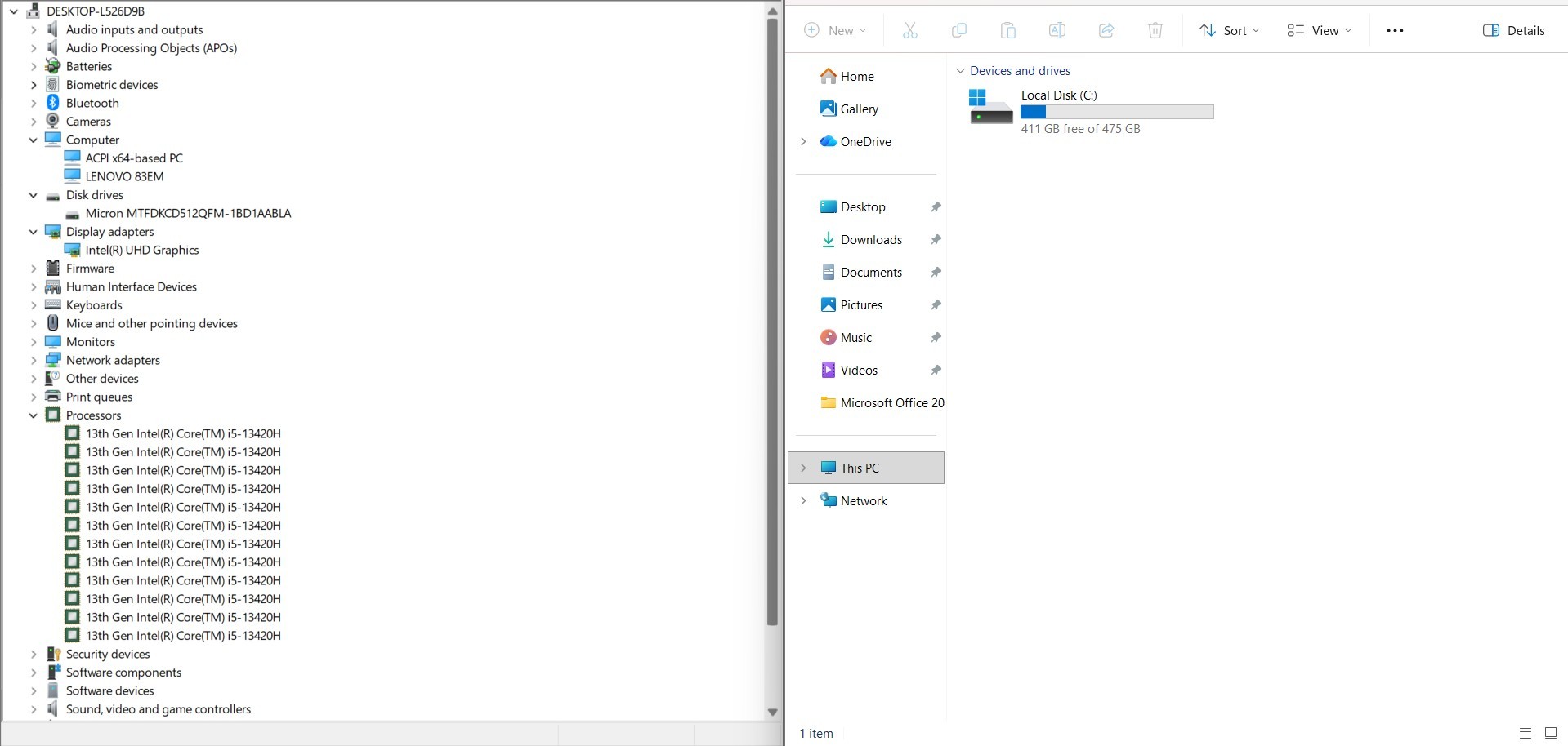 LENOVO IDEAPAD SLIM 3 15IRH8-83EM0009TA (ARCTIC GREY)