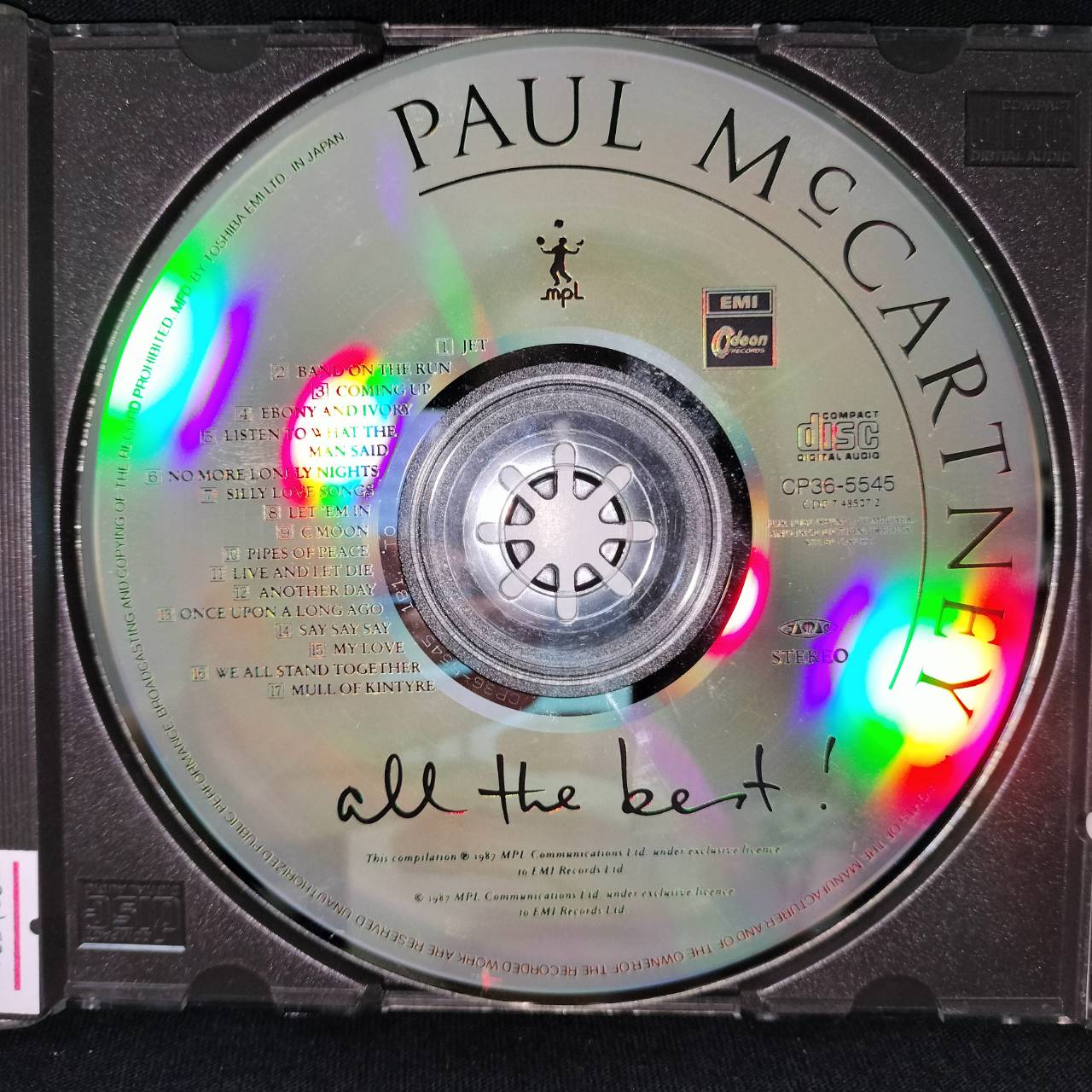 Paul McCartney – All The Best ! / JAPAN / แผ่นดี