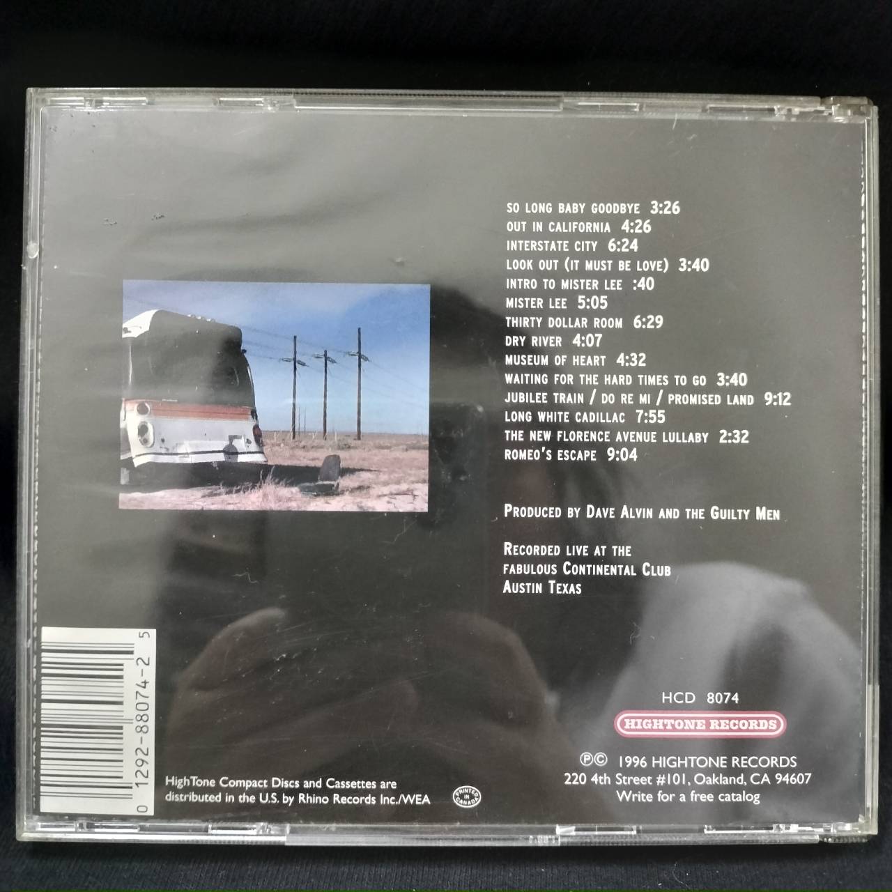 Dave Alvin And The Guilty Men – Interstate City / USA / แผ่นดี