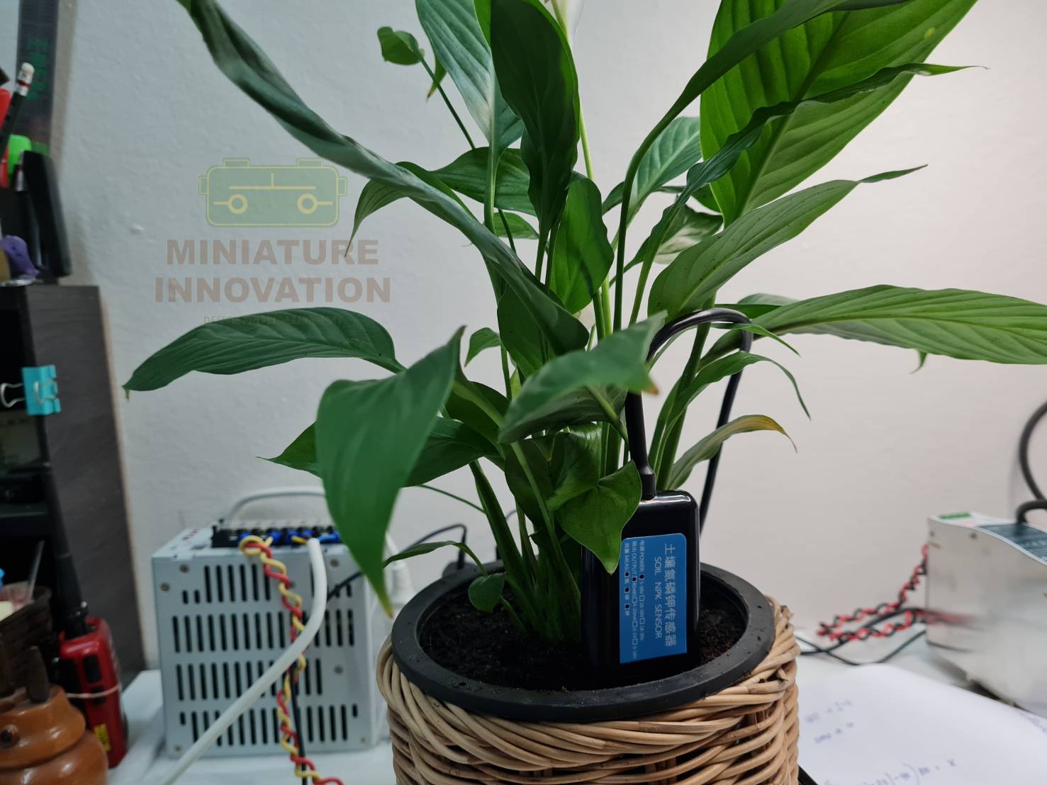 Soil NPK Sensor NPK sensor MODBUS RTU485 สำหรับวัดธาตุ สารอาหารในดินเชิงการเกษตร OUTPUT RS485