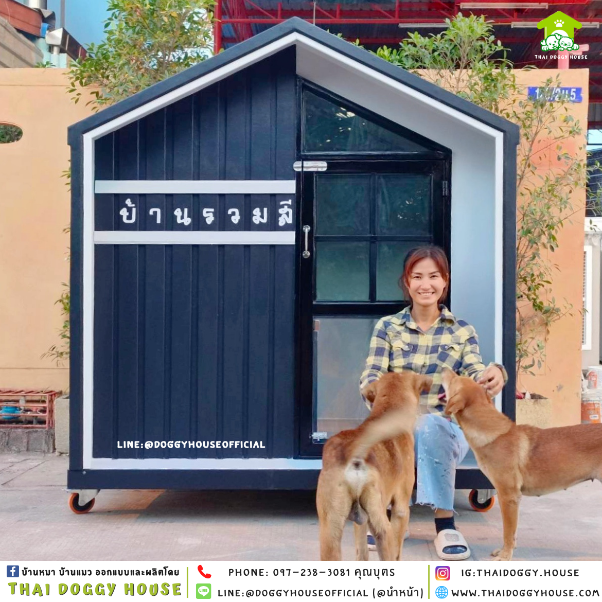 บ้านหมา แบบบ้าน 𝐍𝐨𝐫𝐝𝐢𝐜 𝐬𝐭𝐲𝐥𝐞