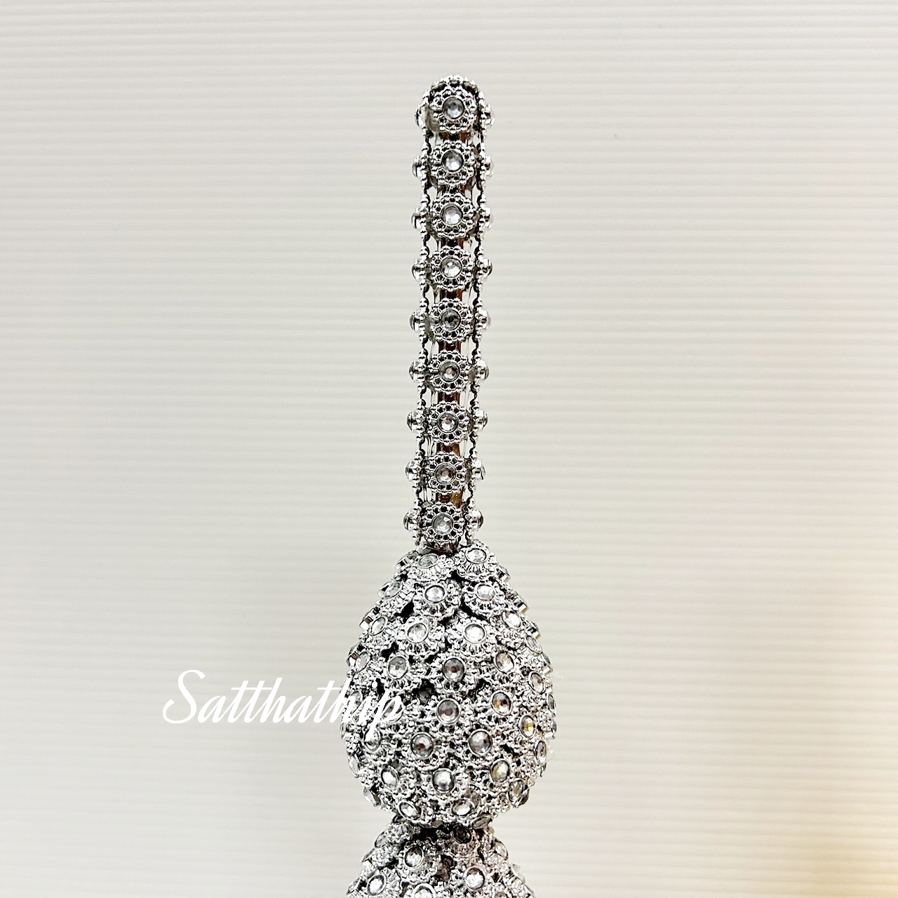 พานอลูมิเนียม l พานพุ่ม - พานพุ่มสักการะ - พานพุ่มเงินทอง - พานพุ่มนพเก้า [4 นิ้ว/ 1,000บาท/คู่]