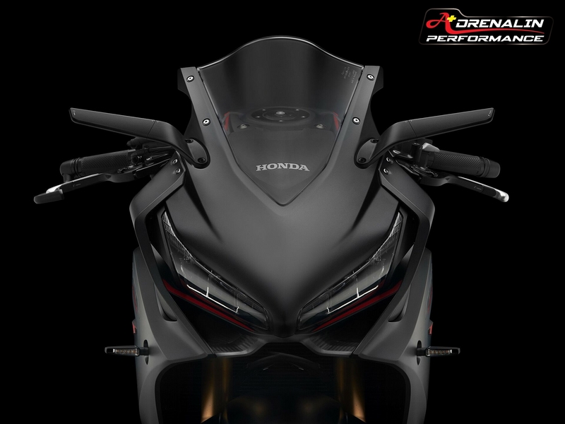 กระจกข้าง Rizoma รุ่น stealth ทำหน้าที่เป็นเหมือนสปอยเลอร์ สร้างแรงกด downforce สำหรับ CBR650R 2019+