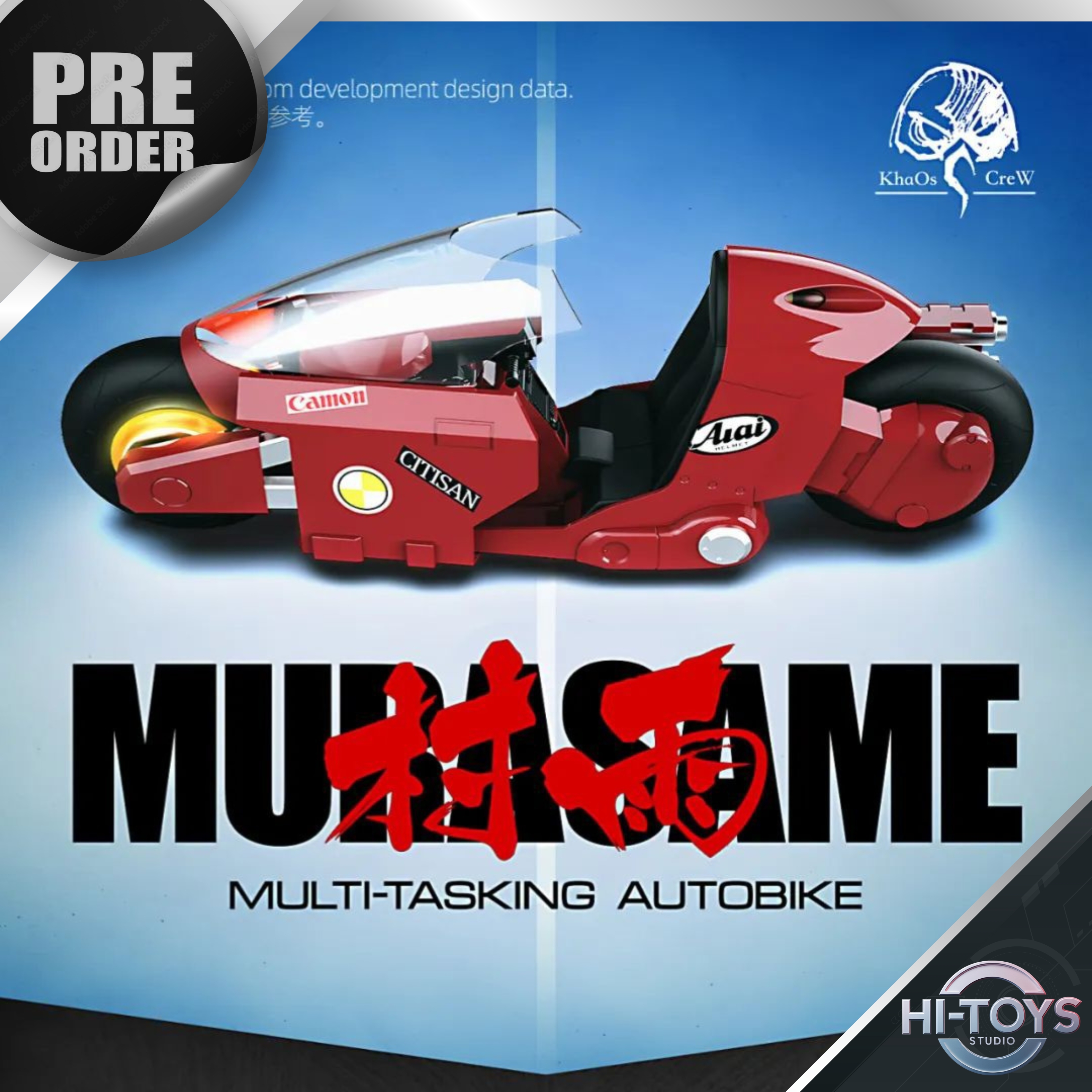 [15-9-2025] PRE-ORDER - Khaos Crew - Murasame Multi-Tasking Autobike