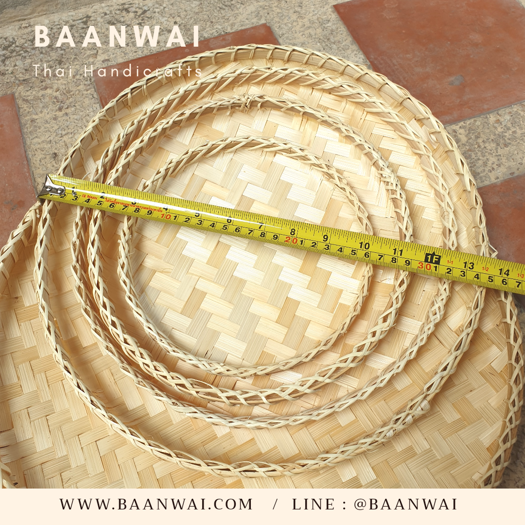 กระด้งขาว กระด้งไม้ไผ่