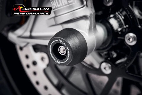 Evotech กันล้มล้อหน้า (FRONT FORK SPINDLE) สำหรับ Speed triple 1200 R/RS 2021+