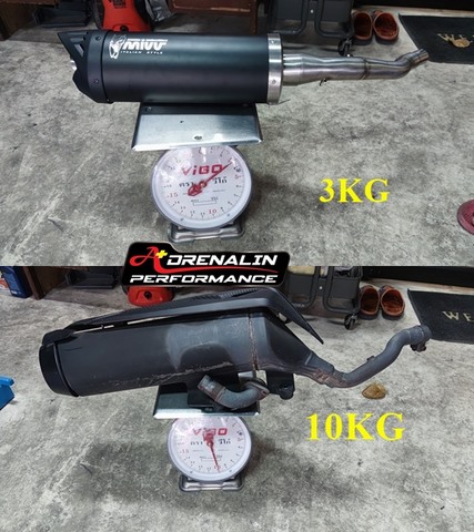 ท่อไอเสีย Mivv รุ่น mover สำหรับ Burgman 400 2017+ (For Exhibition only)