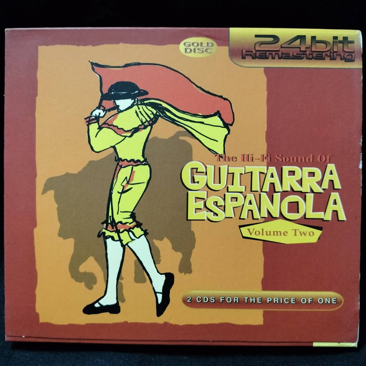 Various – The Hi-Fo Sounf of Guitarra Espanola Volume Two / ไม่ระบุ / ที่เปิดปิดในกล่องหัก / 24bit Remastering / แผ่นทอง / 2CD / แผ่นสวย
