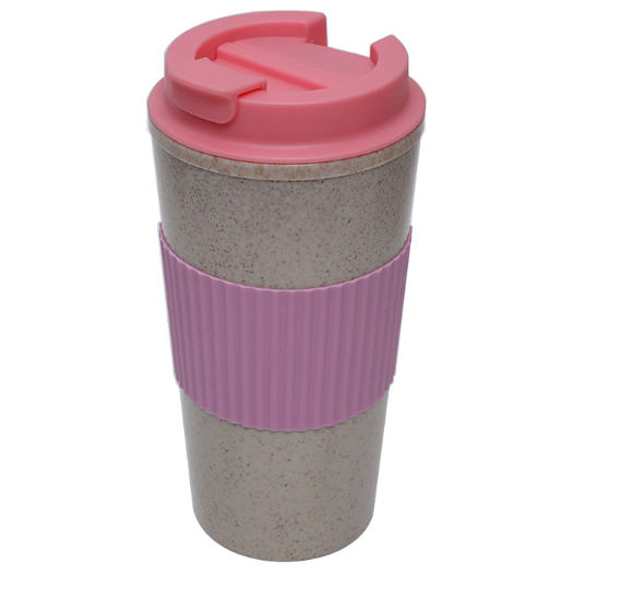 แก้วกาแฟ,แก้วพลาสติกฟางข้าวสาลี,แก้วกาแฟสองชั้น,แก้วกาแฟฟางข้าวสาลี,16oz