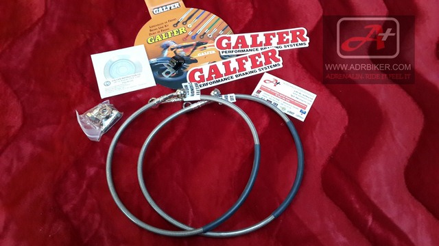 สายเบรคถักแสตนเลส Galfer หน้า และ หลัง สำหรับ Z1000 10-13