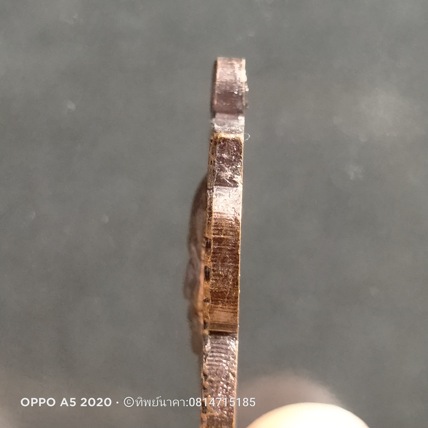 No202.เหรียญพระครูปลัดสมหมายปัญญาวุโร หลังยัต์5แถว รุ่น1 วัดขามใหญ่ อ.ห้วยทับทัน จ.ศรีสะเกษ