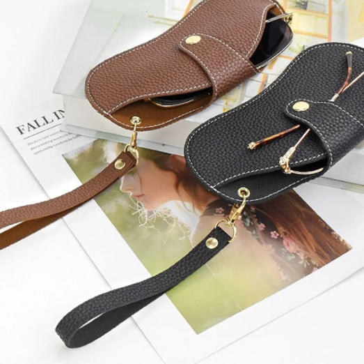 กระเป๋าใส่แว่นตา,กระเป๋าใส่แว่นตาPU,สกรีนโลโก้,ขนาด18.5*10cm