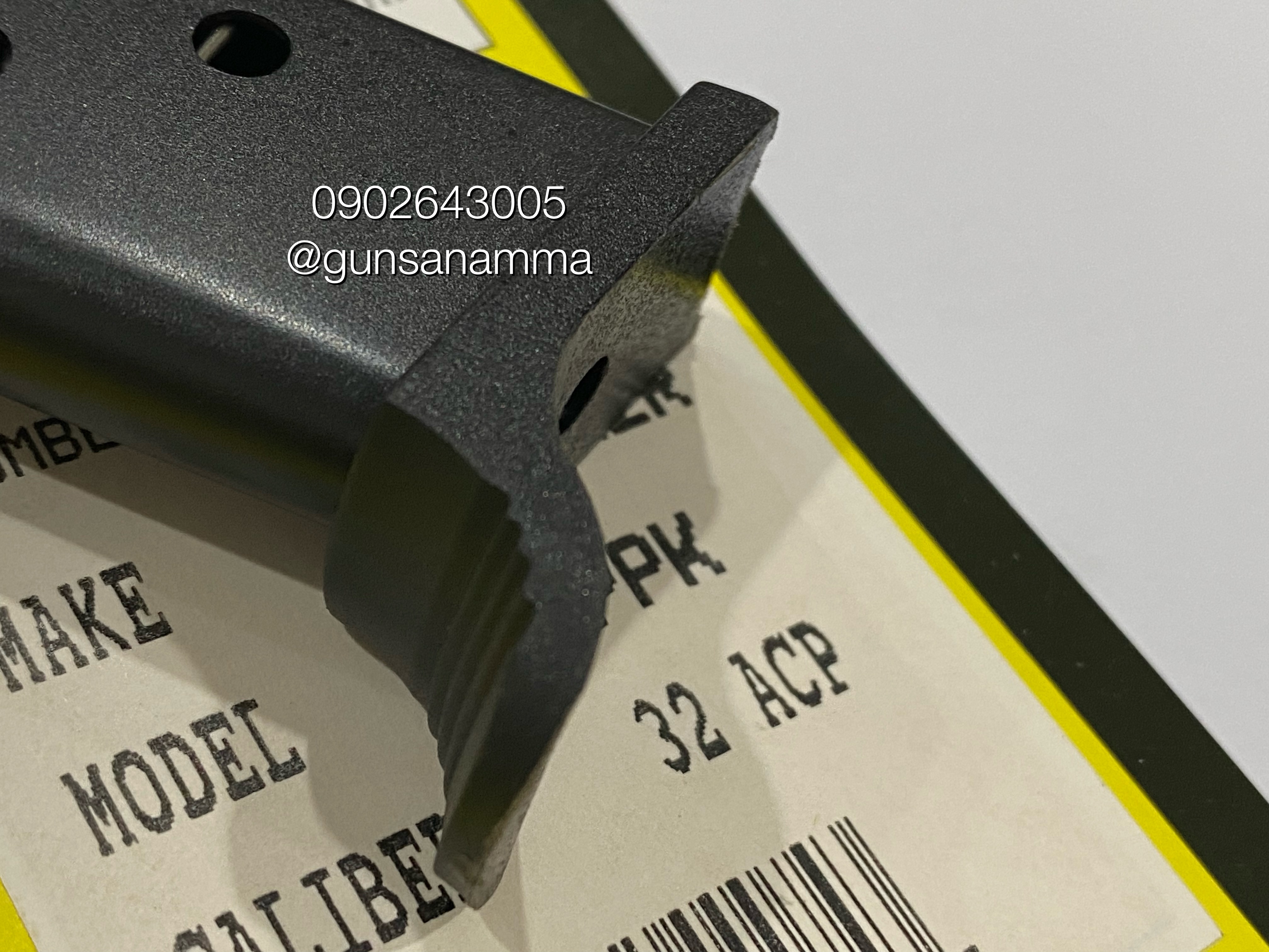 แม็กกาซีนปืน (Magazine)Walther PPK7.65 (6นัด)