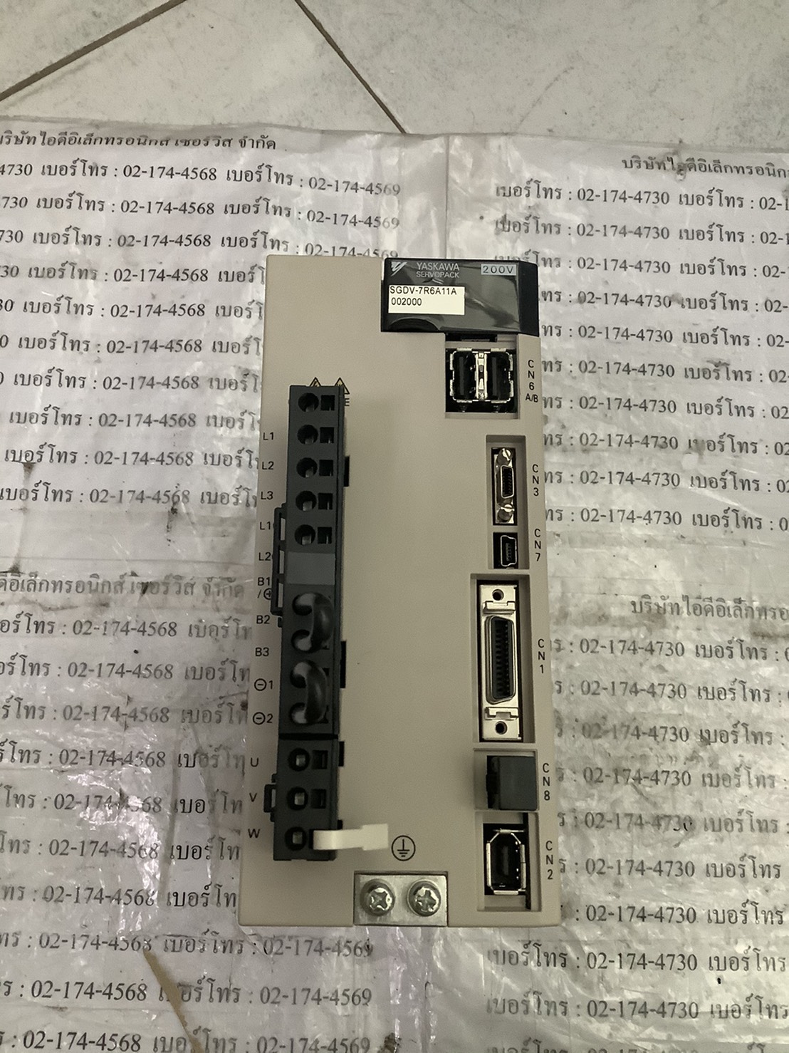 SGDV-7R6A11A002000 YASKAWA SERVO DRIVE