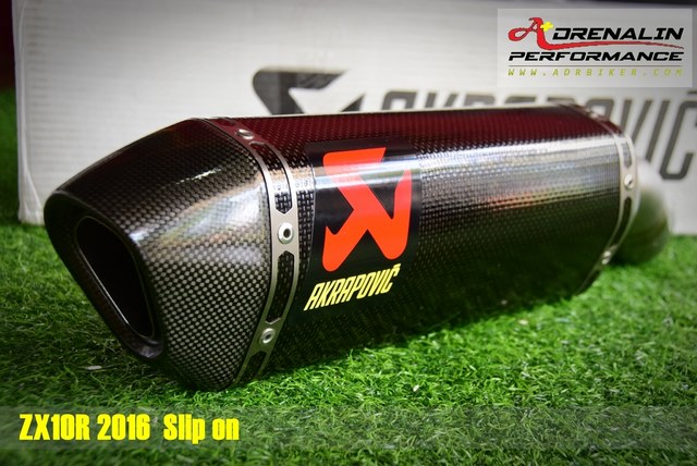 ท่อ Akrapovic carbon + link pipe ไทเท สำหรับ zx10 ปี 2016+ (For Exhibition only)
