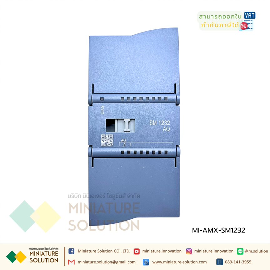 Amsamotion S7-1200, Analog output, SM 1232, 2 AO : 232-4HB32-0XB0 Analog_2-channel output, 14-bit resolution