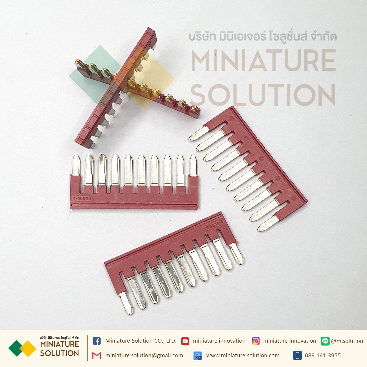 Terminal Jumper จั๊มเปอร์สำหรับเทอร์มินอล ST2.5 PT2.5 TB1510 TBD10 TBC10 TB1510 TBD10 TBC10