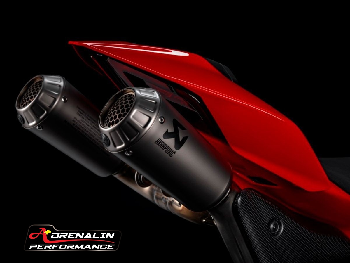 ท่อฟูล Akrapovic แบบปลายคู่ ออกท้าย สำหรับ V4 2025+ (For Exhibition only)