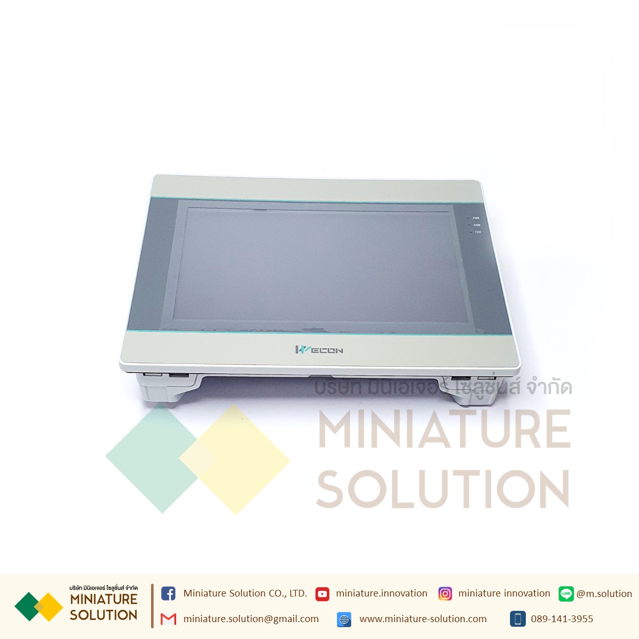 Wecon PI3070ig HMI จอ HMI IOT หน้าจอแสดงผล ขนาด 7 นิ้ว SUPPORT IIoT Vnet PI3070ig (WIFI) (HMI)