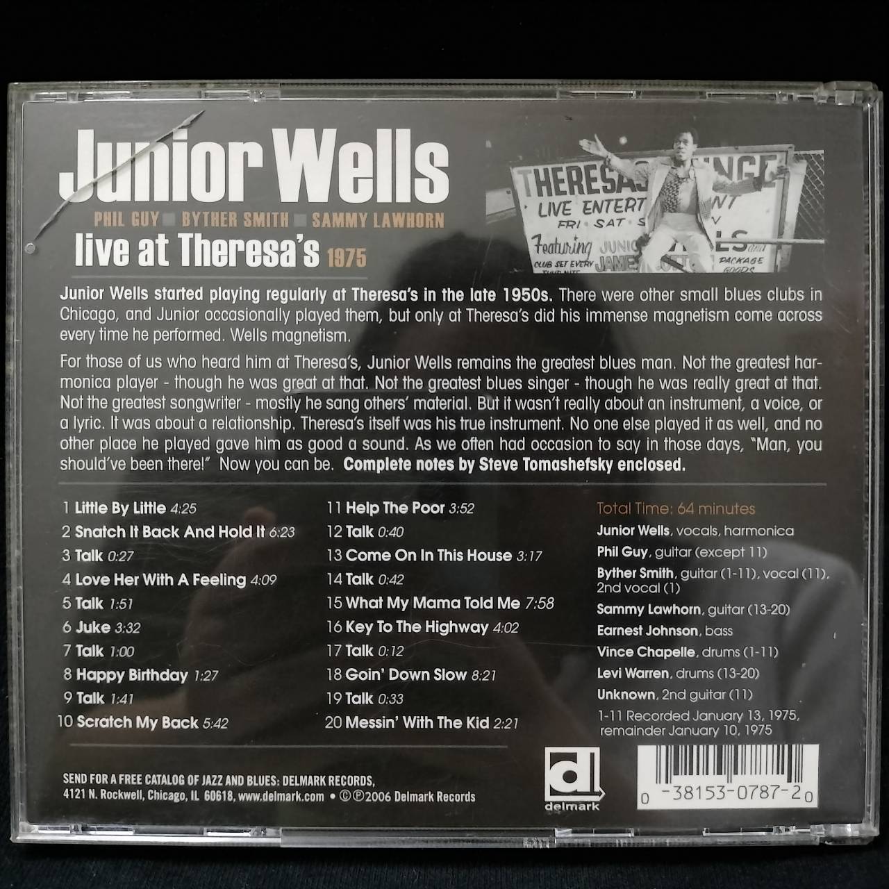 Junior Wells – Live At Theresa's 1975 / USA / แผ่นดี