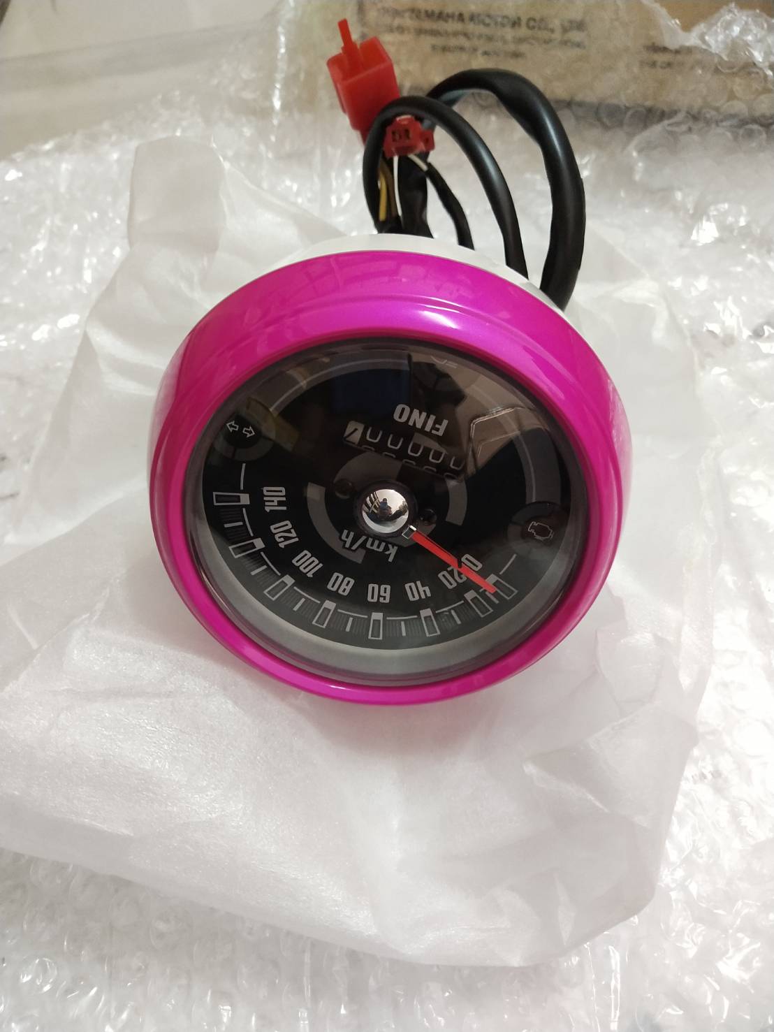 ชุดเรือนไมล์สีชมพู/ขาวฟีโน่หัวฉีด FINO FI อะไหล่แท้ YAMAHA 1YC-H3570-40