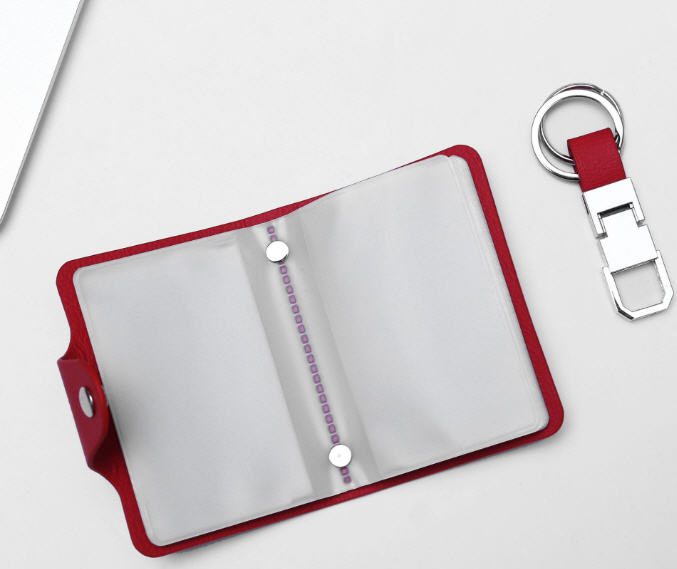 ชุดของขวัญปีใหม่,ชุดสมุด+ปากกา+ที่ห้อยพวงกุญแจ+ที่ใส่บัตรเครดิต,ของขวัญปีใหม่สกรีนโลโก้