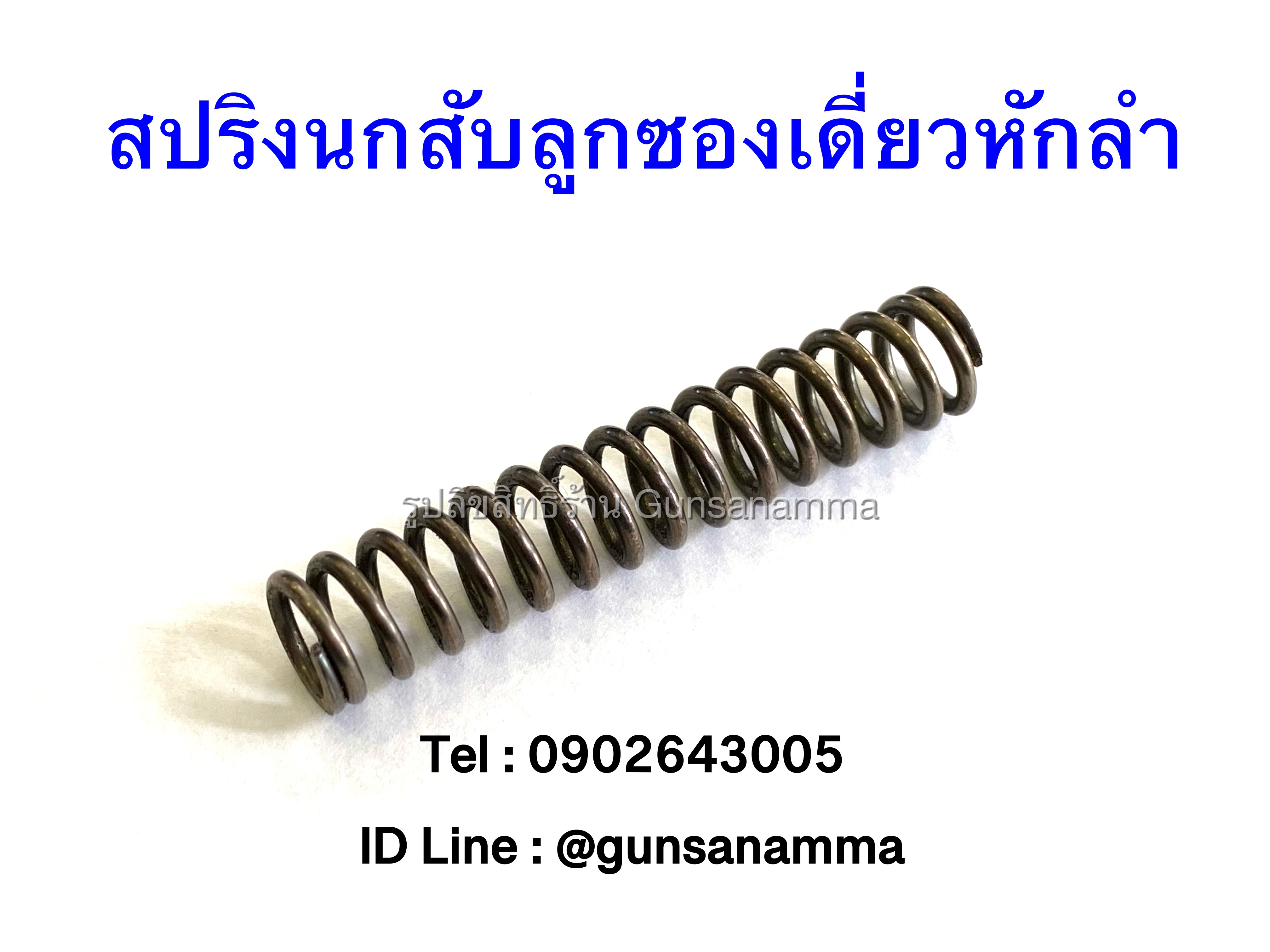 สปริงนกสับลูกซองเดี่ยวหักลำ 1นัด