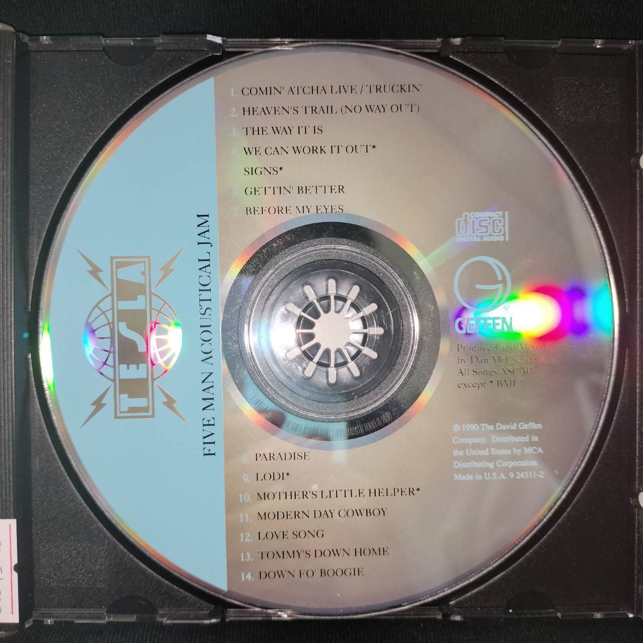 Tesla – Five Man Acoustical Jam / USA / แผ่นดี