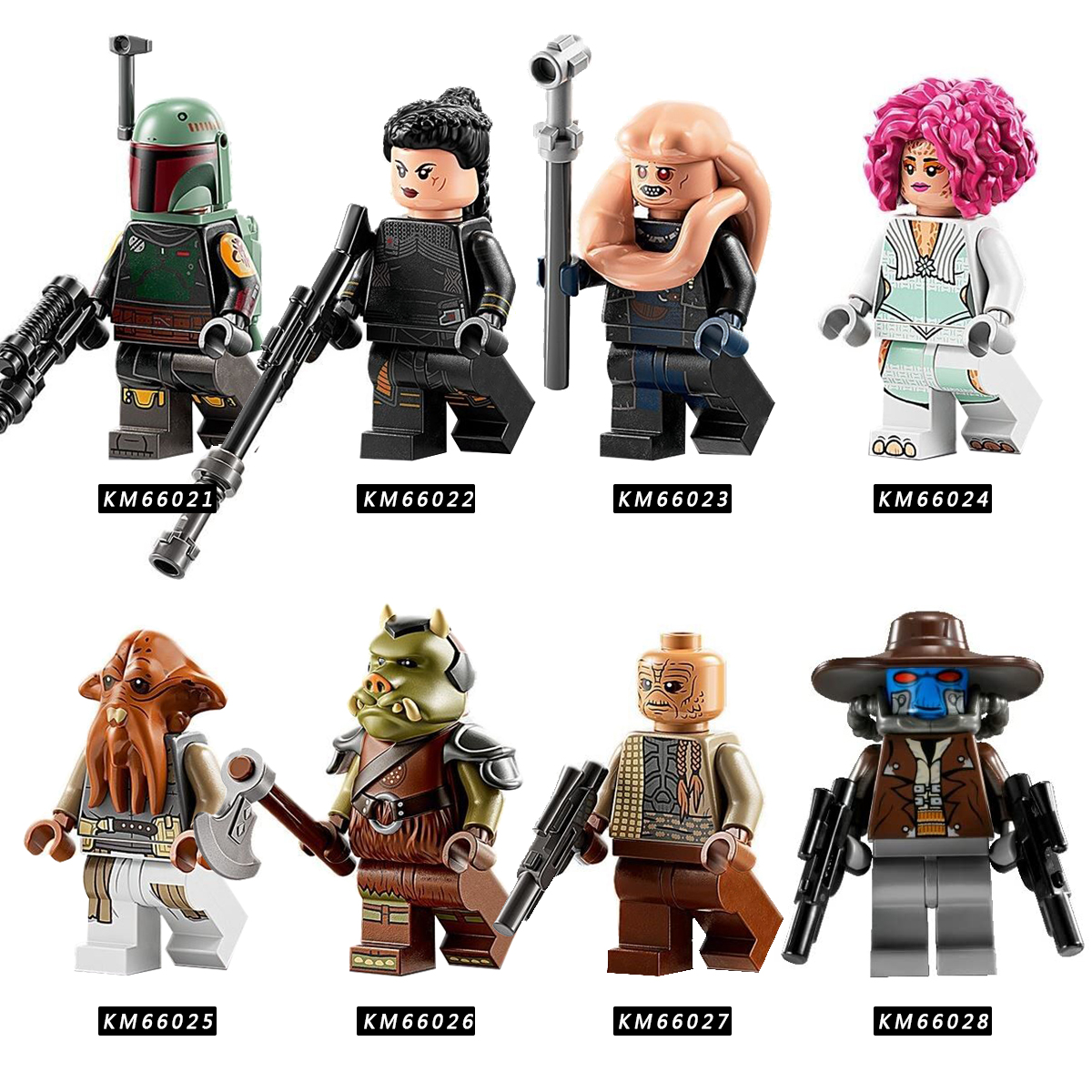 เลโก้จีน KM66021-66028 ชุด Starwars (สินค้ามือ 1 ไม่มีกล่อง)
