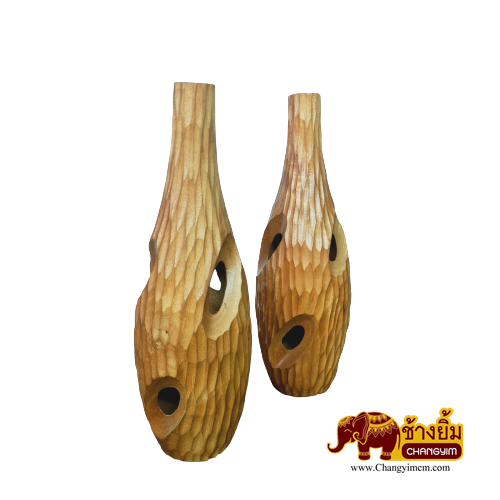 แจกันไม้มะม่วง ( A119 ) สูง15นิ้ว