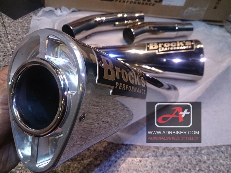 ท่อ Brock\'s Performance ท่อแนวๆ สไตล์ American ขาโหดสำหรับ Hayabusa 08 ขึ้นไป (For Exhibition only)