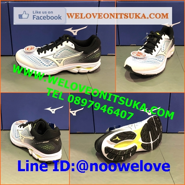 Mizuno Wave Rider 22 หน้าเท้ากว้าง รองเท้าวิ่งออกกำลังกาย ยอดนิยม สีสวย นุ่มใส่สบายเท้า เบา น่าใช้ J1GC189801