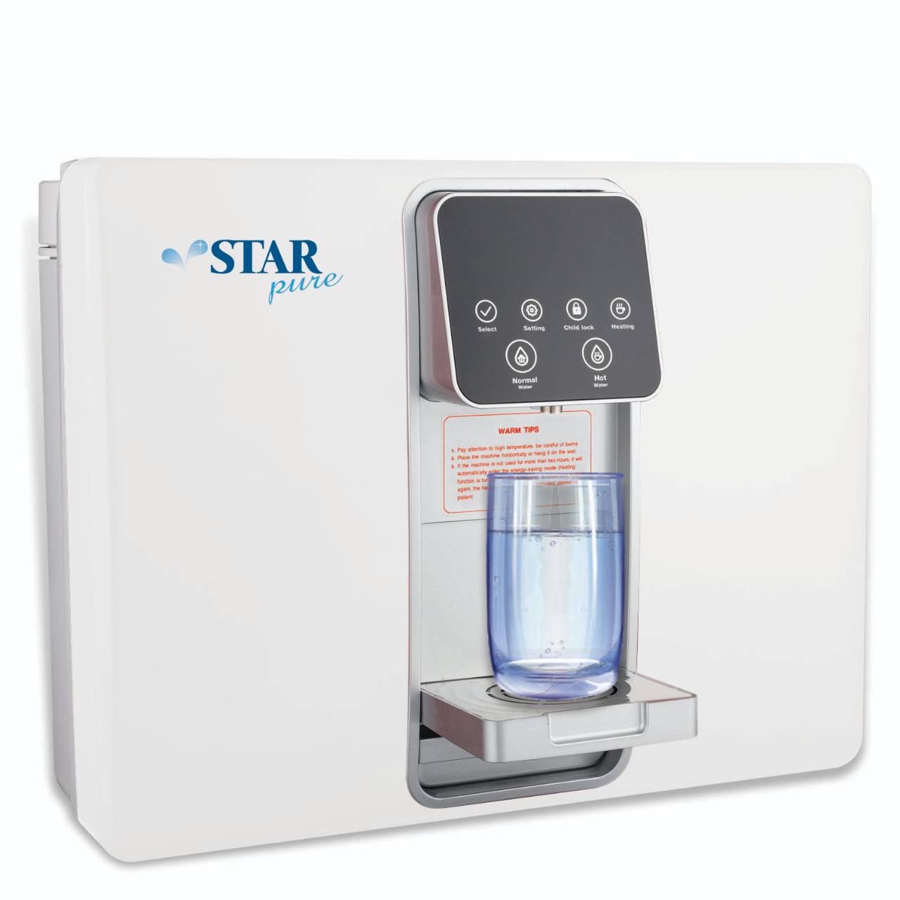 เครื่องกรองน้ำดื่ม 2 อุณหภูมิ ระบบ RO 150GPD STAR PURE รุ่น RX - RG - 5B