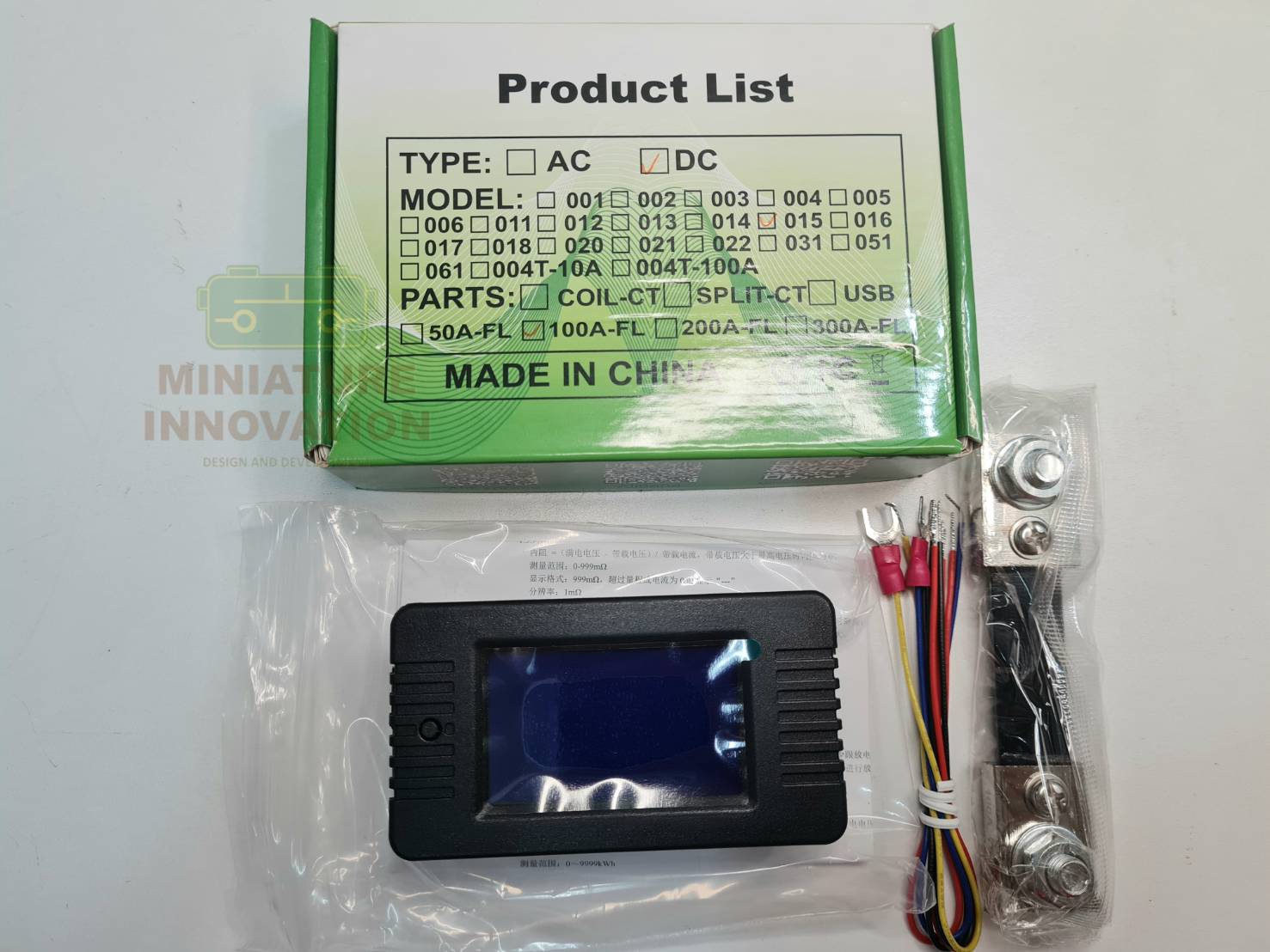PZEM-015 MODBUS PZEM-015 DC ดิจิตอลมิเตอร์ 100A 80-260V โวลท์ แอมป์ วัตต์ พลังงานไฟฟ้า port Split CT รุ่น PZEM-015