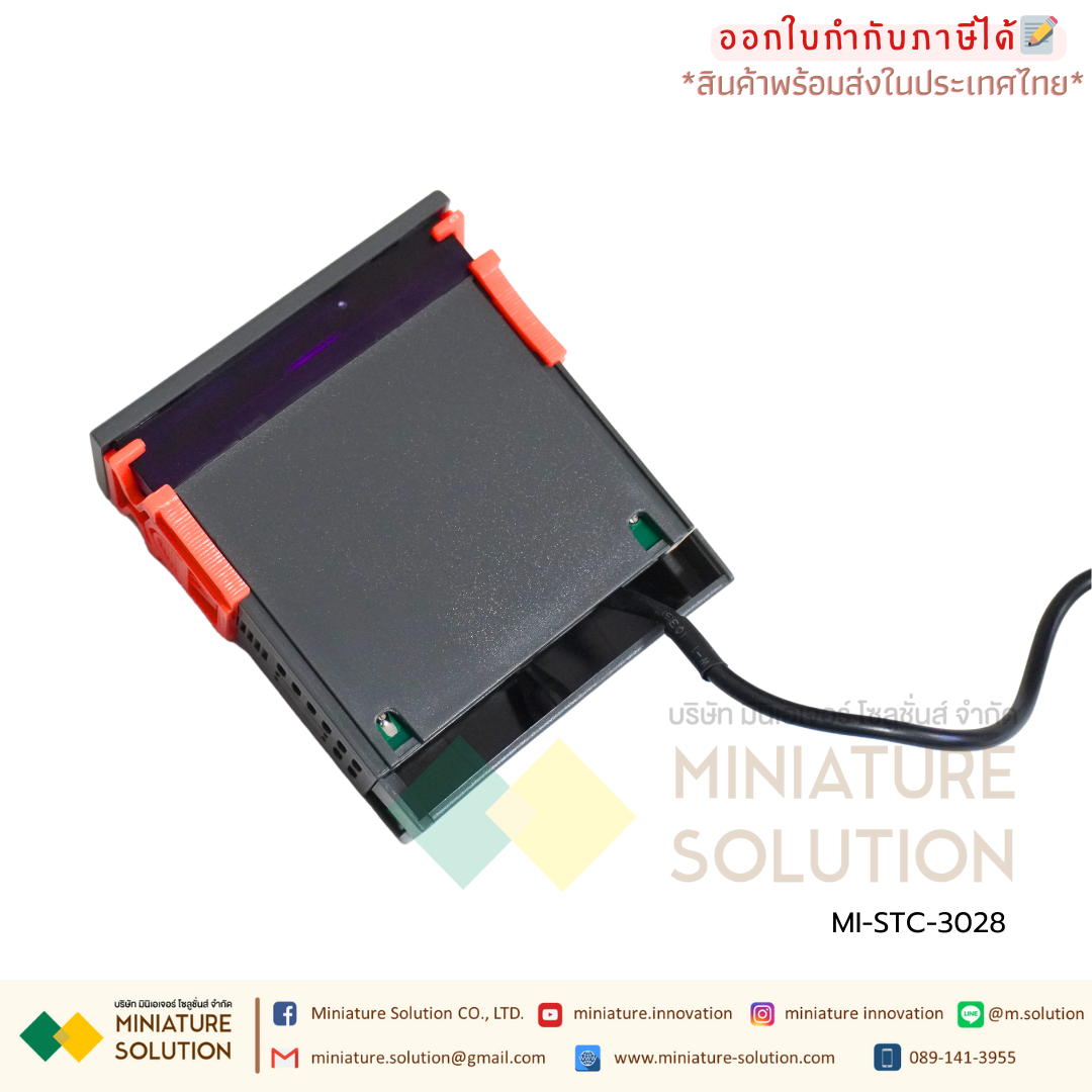 STC-3028 เครื่องควบคุมความชื้นและอุณหภูมิ Temperature and Humidity Control Unit AC110-220V 10A จอแสดงผล LED แบบคู่