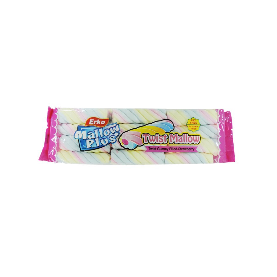 Erko เออโก มาร์ชแมลโลว์ คอมโบสอดไส้สตรอเบอรี่ 180 g. (05-9296)