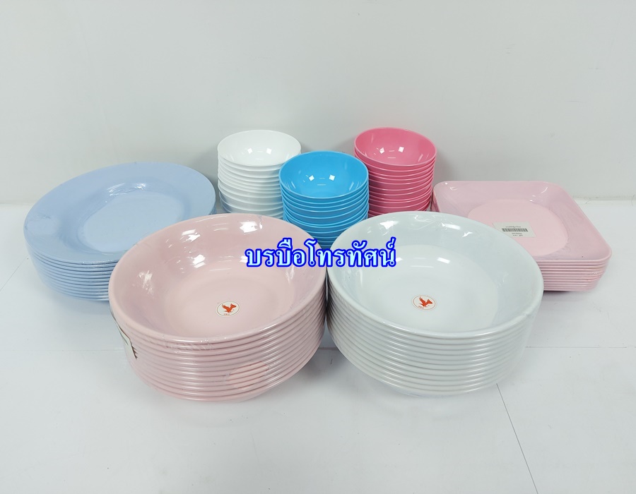 ชามเมลามีน ถ้วยน้ำแกง ถ้วยสำหรับร้านก๊วยเตี๋ยว ชามบะหมี่ ร้านอาหารตามสั่ง