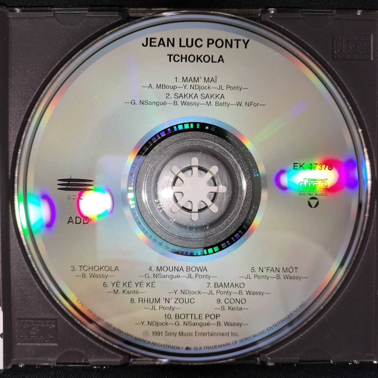 Jean-Luc Ponty – Tchokola / USA / มีรอยบ้าง