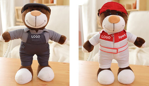รับผลิต,ตุ๊กตาหมี,ตุ๊กตาหมีสกรีนโลโก้,ตุ๊กตาหมีของขวัญ,โรงงานผลิตตุ๊กตาหมี,ของขวัญ,ของแจก,30cm